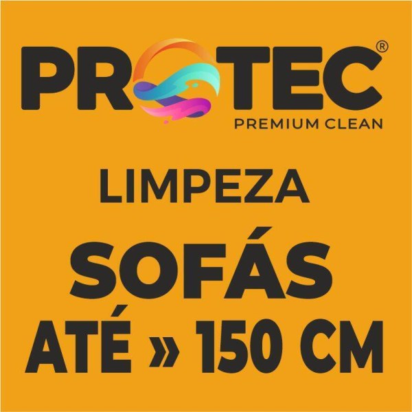 PROTEC - LIMPEZA  - SOFÁ ATÉ 150 CMAPÓS A ENTREGA DO PRODUTO VÁ A WWW.PROTECPLUS.PT E MARQUE O SEU AGENDAMENTO