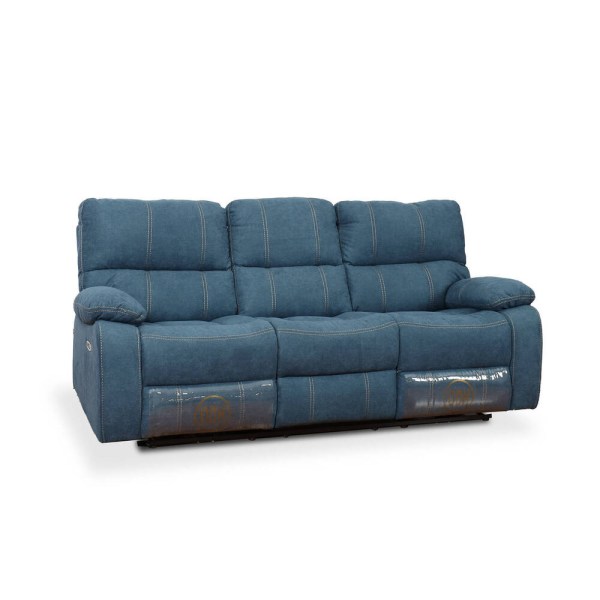 KMAX 1048 (104821913) - SOFÁ 3 LUGARES AZUL  (TECIDO) (220CM X 94CM X 103CM)KMAX 1048 (104821913) - SOFÁ 3 LUGARES AZUL  (TECIDO