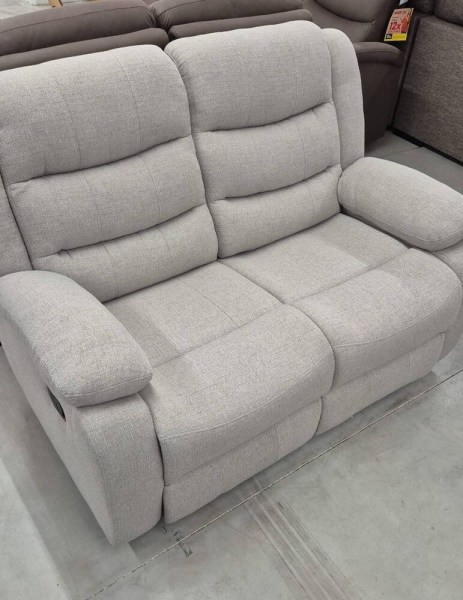 KMAX 059 (05921886) - SOFÁ 2 LUGARES CINZA (TECIDO) (142CM X 98CM X 95CM)KMAX 059 (05921886) - SOFÁ 2 LUGARES CINZA (TECIDO) (14