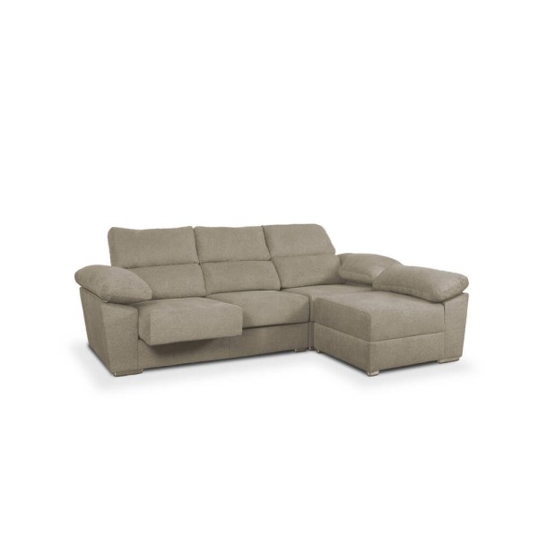 LOTO MIMA CHAISE LONG REVERSIVEL ZETA 624 TAUPE FIM LINHA