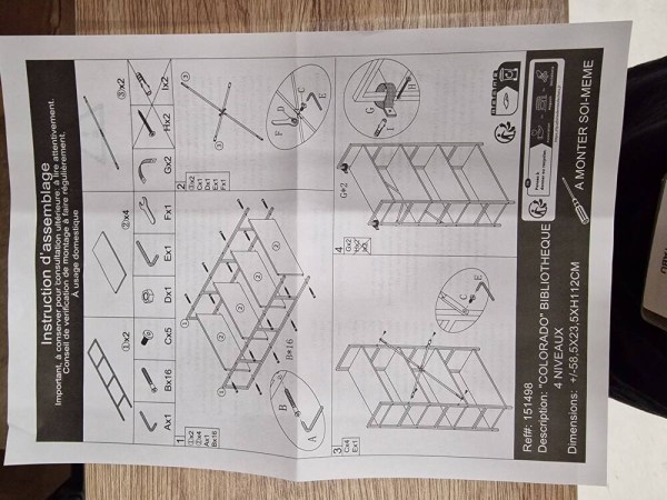 ESTANTE COLORADO 151498 FL
