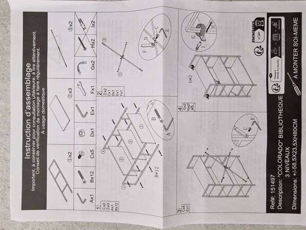 ESTANTE COLORADO 151497 FL