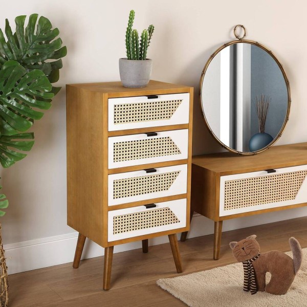 COMODA 4 GAVETAS MARTINE