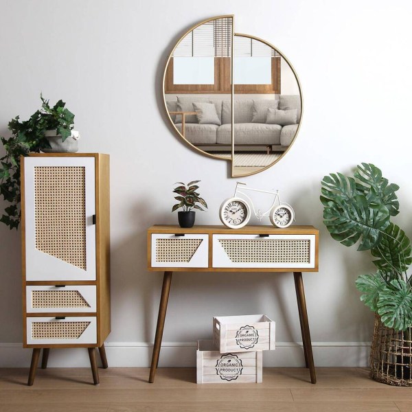 MESA ENTRADA 2 GAVETAS MARTINE