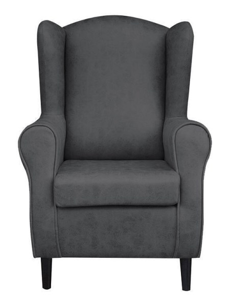 CARPIO cadeirão fixo c/ pés de madeira