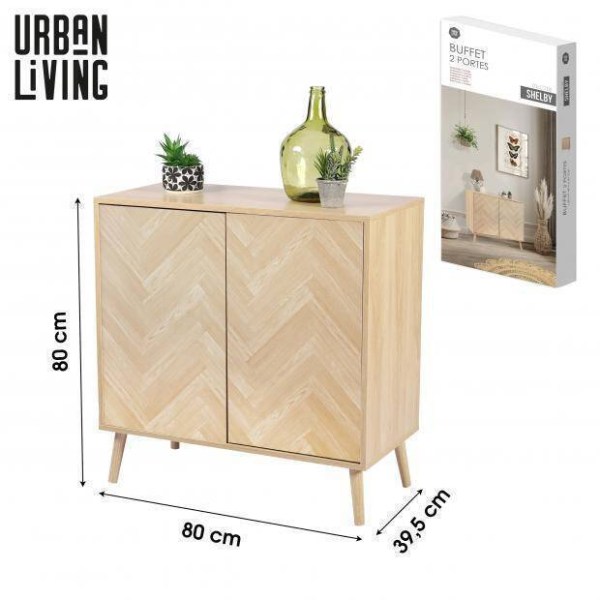 SHELBY aparador de 2 portas