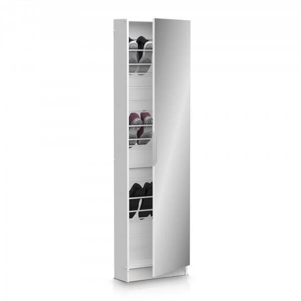 SAPATEIRA C/ ESPELHO ZAPATERO MAT WHITE 305397 (EXC. ONLINE)