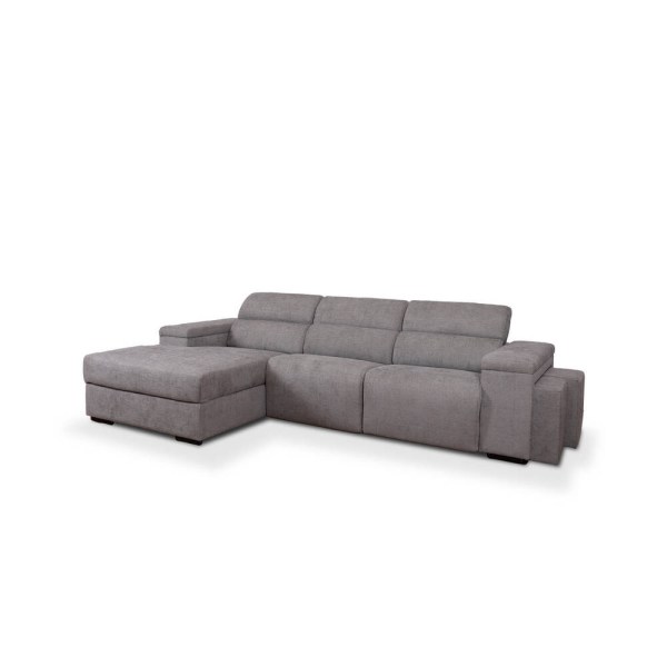 FUNDÃO - SOFÁ CHAISE LONG  C/ EXTENSÍVEIS ESQ. V/F - SIERRA 746 (STOCK)