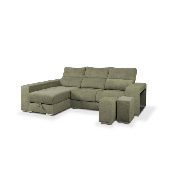 LUA MIMA CHAISE LONG ESQ/VF SIERRA 752 VERDE