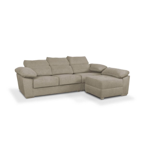 LOTO MIMA CHAISE LONG REVERSIVEL ZETA 624 TAUPE FIM LINHA