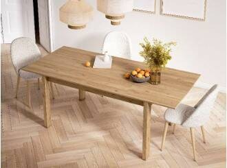 KUBE - MESA EXTENSÍVEL 140X90 (PERNAS VILI) MISTRAL E ETNA