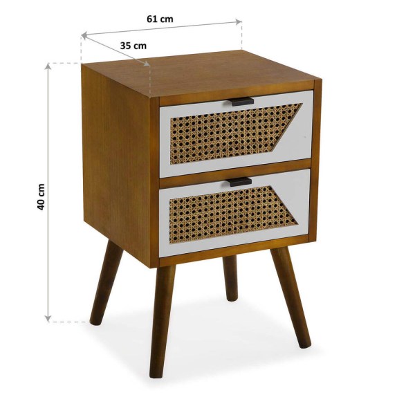 COMODA 2 GAVETAS MARTINE