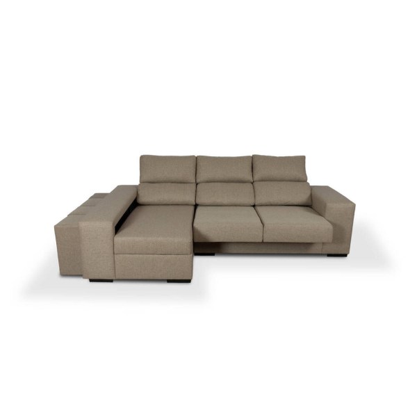 SOFA MOZART CHAISE ESQ. CALABRIA 4 BEGE