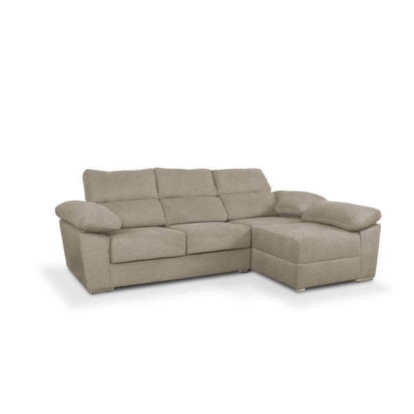 LOTO MIMA CHAISE LONG REVERSIVEL ZETA 624 TAUPE FIM LINHA