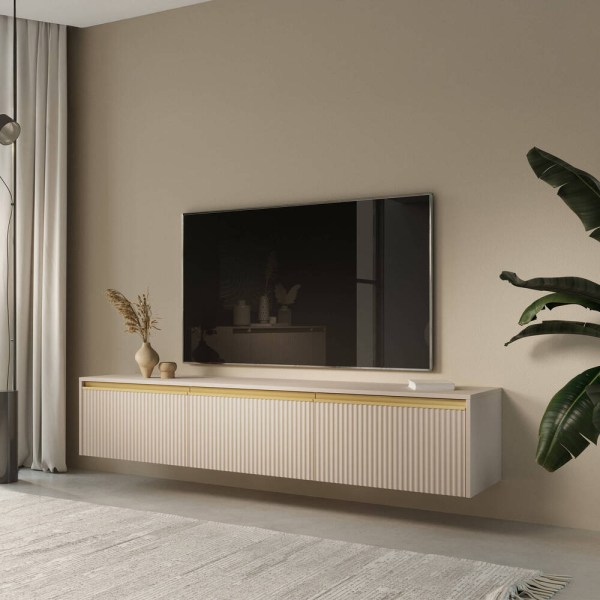ROYAL PK BASE TV 3 PORTAS RTV180 COR BEGE AREIA