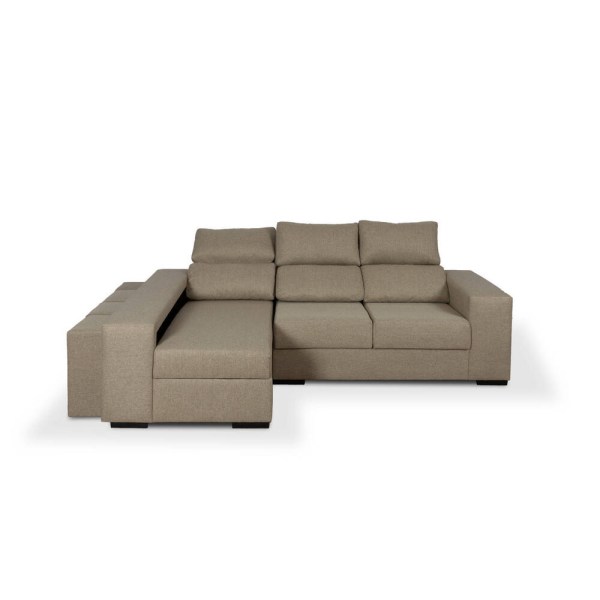 SOFA MOZART CHAISE ESQ. CALABRIA 4 BEGE