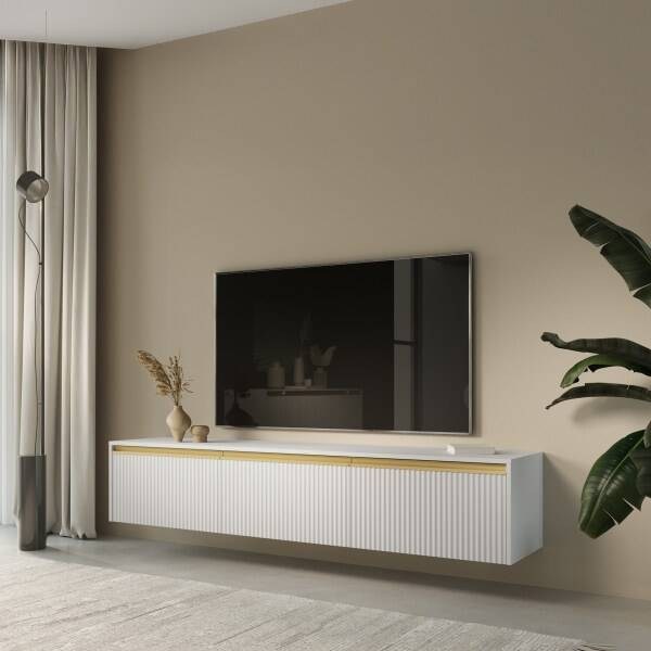 ROYAL PK BASE TV 3 PORTAS RTV180 COR BRANCO