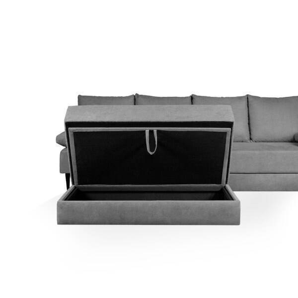 PUZZLE sofá chaise long com cama queens