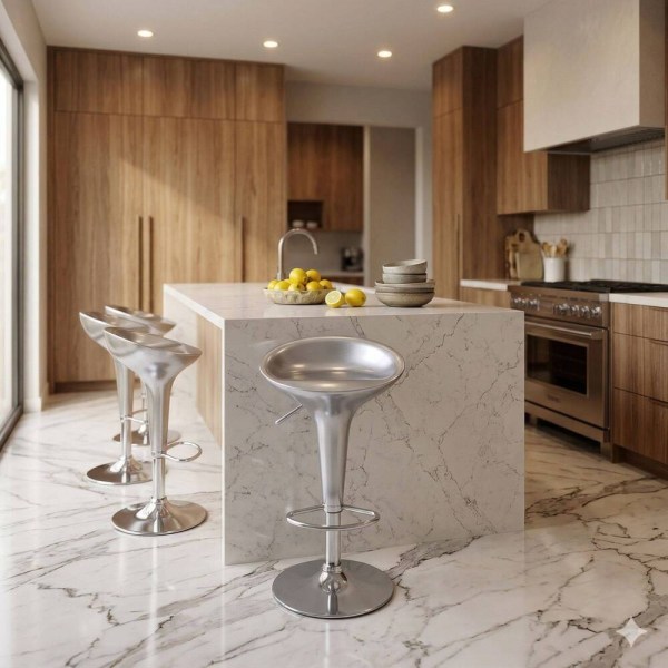 BANCO BAR PRATEADO 120624362