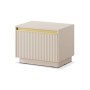 ROYAL PK MESA CABECEIRA 1 GAVETA S54 COR BEGE AREIA