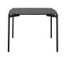 JE102 MFG - MESA CENTRO VIDRO BOLHA PRETO (Quadrada 60x60)JE102 MFG - MESA CENTRO