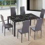 MARMOL DS conjunto 6 cadeiras