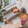 SOFÁ NA CAIXA MODULAR 2 LUGARES EM OFFWHITE SNC-GY-BR-010100 2 MODULOS